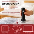 thumbnail image 3 of SUOCO Travel Vacuum Storage Bags with Rechargeable Electric Pump, Compression Space Saver Bags for Luggage Travel, 15 Combo, 3 of 5