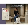 thumbnail image 3 of Lincove  Stylish Canvas Tote Bag - Reusable Bag - Perfect Daily Use & Travel Butterfly, 3 of 9