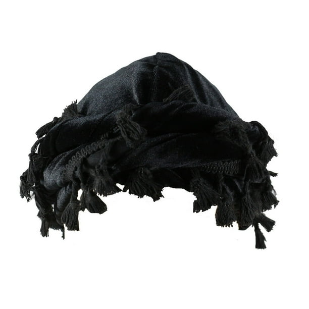 Sombreros. Pañuelos para la cabeza para hombre y mujer, forrados de satén con borlas, trenzas y sin ala. Sombreros vintage de toalla. Sombrero de poliéster para mujer.