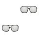 thumbnail image 3 of Gafas ópticas Jumpingount con montura negra Protección de moda marco grande para protección de ojos Type2 NO2, 3 of 6
