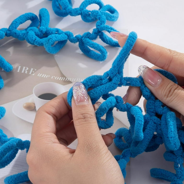 6/12/18/30 Skein Bulky Loop Yarn for Finger Knitting Soft,Off The