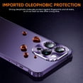 thumbnail image 6 of SaniMore for iPhone 13 Pro (6.1" 2021) Case, Metal Backplane Framless Design Drop Resistant Slim Fit Anti-greasy Anti-Fingerprint Shockproof Lightweight Skin-feel Shell for iPhone 13 Pro, Purple, 6 of 9