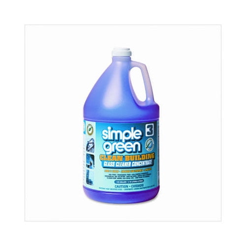 Simple Green Clean Building Glass Cleaner Concentrate, 1 gal, (Pack of 2)
