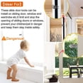 thumbnail image 3 of 8 paquetes de cerradura de puerta corredera compatible con seguridad infantil Afortunado Sencillez, 3 of 5