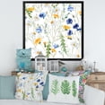 thumbnail image 3 of Designart 'Wildflowers Clover Bell and Chamomile II' Traditional Framed Art Print, 3 of 4