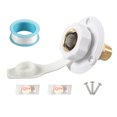 thumbnail image 1 of fastboy Boltigen RV City Water Inlet Flange Replacement Check Valve For Camper Motorhome Rv Water Fill Inlet C, 1 of 6