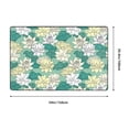 Rugs for Living Room Lotus Flower1 60x39in NonSlip Area Rugs Living