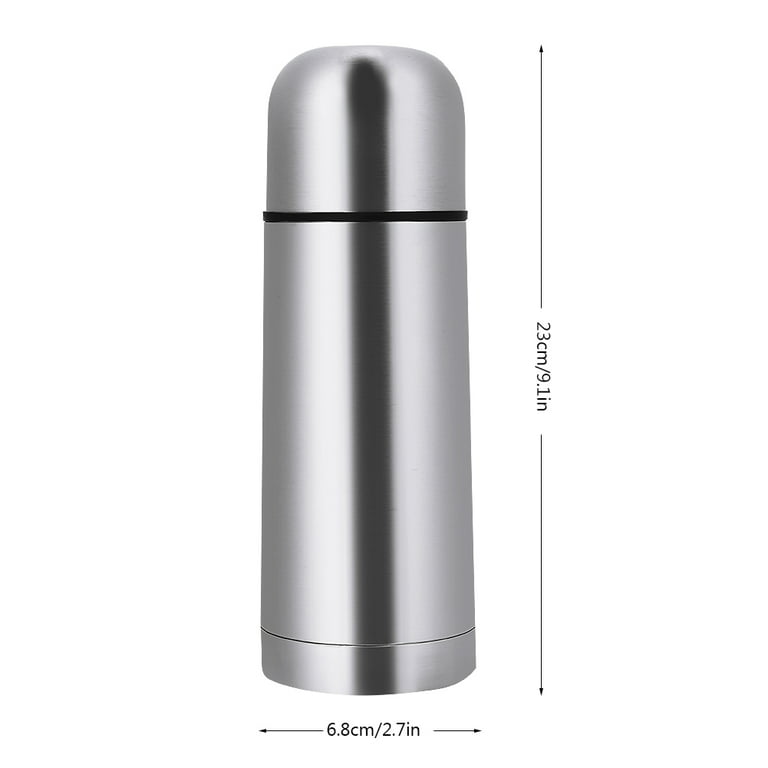 Thermos for hot and cold tea, medium pressure, 1 liter, gray