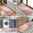 thumbnail image 6 of Pink Gold Marble Pattern Kitchen Rug Mat,Kitchen Runner Rugs Non Skid Washable,Decorative Kitchen Floor Mats for Kitchen,Sink,Laundry,17"x47.2", 6 of 7
