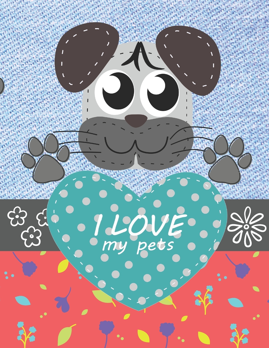 I Love My Pets My Dog Photo Album, Cute Photo Album For dog, Its