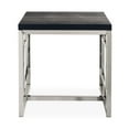 thumbnail image 5 of Picket House Furnishings Harper End Table in Dark Cappuccino/Chrome, 5 of 5