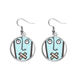 thumbnail image 1 of cállate abstract face sketch pendientes pendientes de plata colgantes joyas señora Unbranded M, 1 of 3