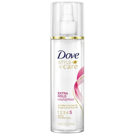 Hard Hold Hair Spray - Dove Style+Care Extra Hold Hairspray, 9.25 oz