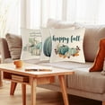 thumbnail image 4 of pwtool 4 Pack Fall Harvest Pumpkin Throw Pillow Covers, 18 x18in Thanksgiving Decorative Pillow Covers Blue, Couch Cover Pillow Cases Set, Pillow Covers Autumn Pumpkin for Farmhouse, Living economical, 4 of 17
