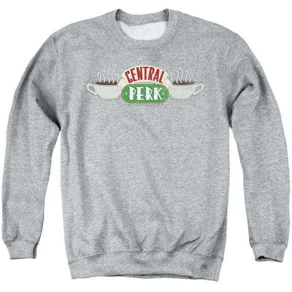 Friends Central Perk 2 Unisex Adult Crewneck Sweatshirt,Athletic Heather, Medium