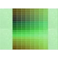 thumbnail image 1 of Ahgly Tapis Rectangulaire Lavable en Machine Vert Transitionnel, 8 Pieds x 10 Pieds, 1 of 7
