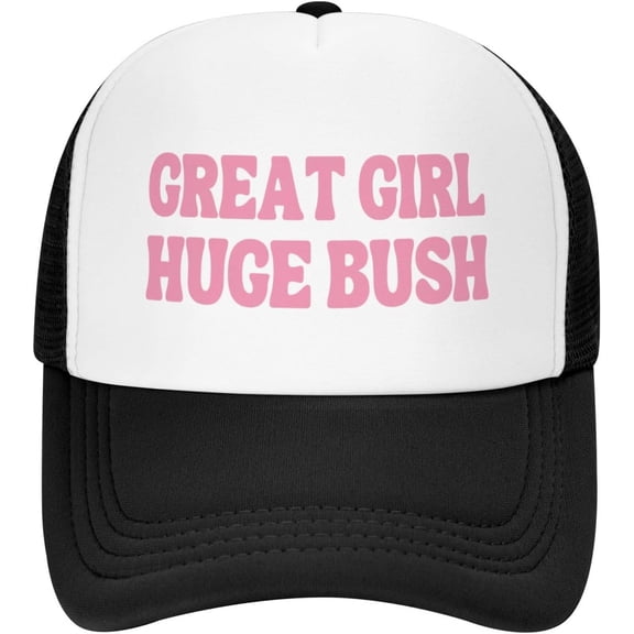 Great Girl Huge Bush Mesh Hat Women Men Baseball Cap Trucker Hat Sports Hat