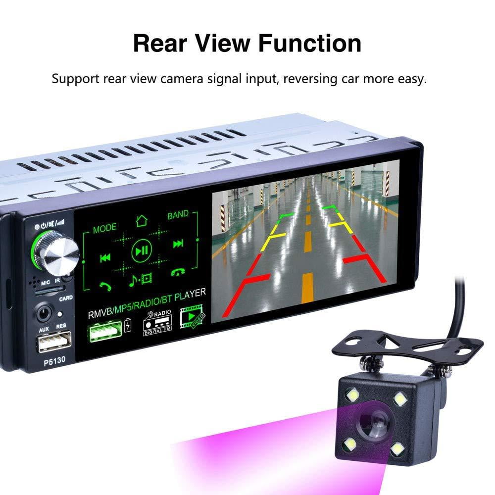 1 Din Car Stereo with Bluetooth 4.1-inch Screen Bluetooth Radio and Support Backup Camera SANGAR ELECTRONICS 5558984416 