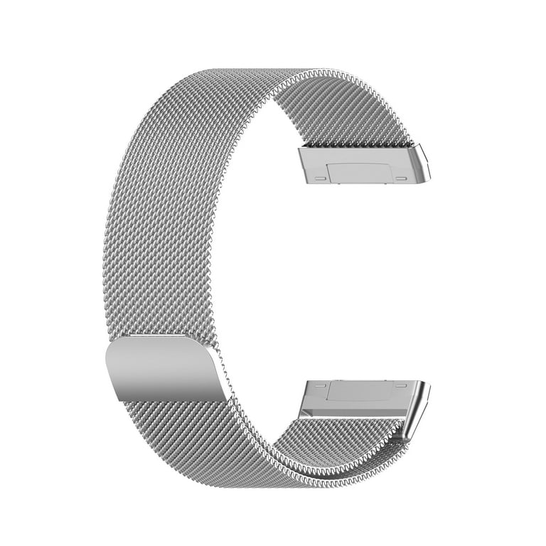 Posh Tech Stainless-Steel Replacement Band for Fitbit Versa
