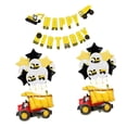 thumbnail image 1 of Cintas Doradas de Papel de Aluminio BLESIY Pancarta HAPPY BIRTHDAY Adorno Fiesta de cumpleaños, 1 of 7
