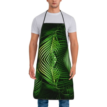 

Kitchen Aprons Hawaii Leaves Apron For Cooking Painting Bbq Grilling Baking