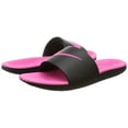 thumbnail image 6 of Nike Kids' Kawa Slide Sandal Black/Vivid Pink Big Kid, 6 of 7