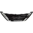 thumbnail image 4 of CAPA Fits 16-18 Altima Front Grille Assembly Chrome Shell w/Silver Gray Insert, 4 of 5