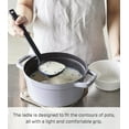 thumbnail image 2 of Yamazaki Home Floating Utensil - Four Styles, Black, Silicone, Ladle, Dishwasher Safe, Floating Design, No Assembly, 2 of 7