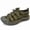 Green, variant on Quick-Lace Closed-Toe Outdoor Sport Sandals