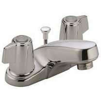 Delta Bathroom Faucet, Two Handle, Chrome, With Pop-Up, Lead Free, 1.2 Gpm