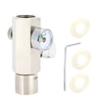 thumbnail image 1 of Adaptador de cilindro de gaseosa DIN477 con manómetro de 3000 psi Conector hembra TR21-4 plateado para SodaStream, 1 of 10