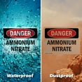 thumbnail image 6 of (2 Pack) Ammonium Nitrate OSHA Danger Sign 18 Inch X 12 Inch Plastic Sign, Weather Resistant, UV Protected for Workplace, Business, and Construction Site, Made in the USA, 6 of 8