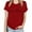 Red, variant on Herrnalise Women's St. Patrick's Day Clover Printed Short Sleeves Tops Casual Tops Pullover Blouse T-shirt Gear up for greatness for less