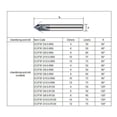 thumbnail image 4 of 60 Degree 2-Flute Carbide Chamfer Mill 6mm Shank V-Groove Tiain Cnc Router Bit, 4 of 7