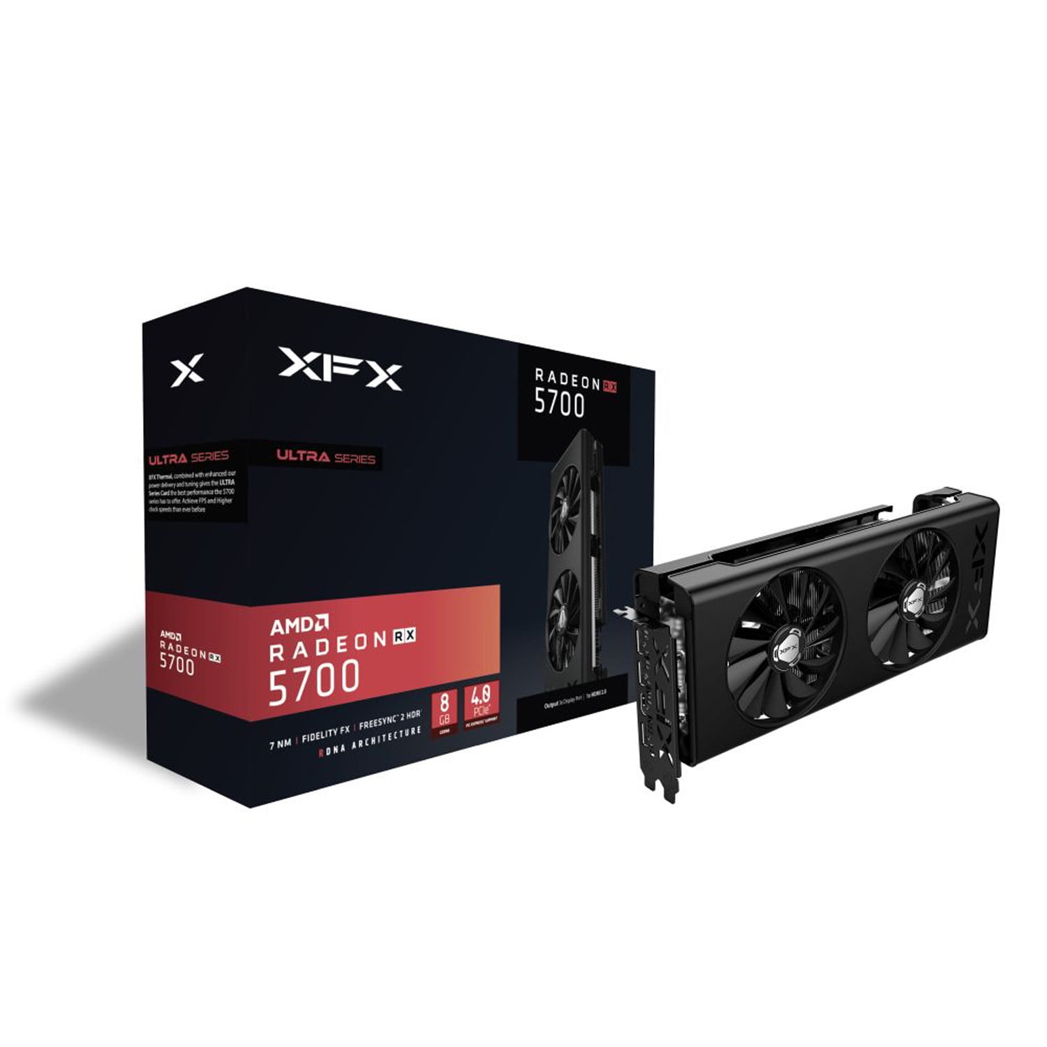 XFX AMD Radeon RX 5700 8GB D6 3xDP HDMI RX-57XL8MFG6 Graphics Card