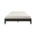 thumbnail image 6 of Steve Silver Nix Modern Solid Wood Queen Size Low Profile Platform Bed, Black, 6 of 10