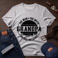 thumbnail image 3 of Jollimate The Man The Myth The Bad Influence Shirt, Funny Grandpa Shirt, Gift From Grandkids, 3 of 6
