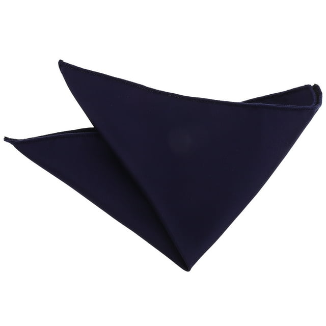 Minkissy Suit Accessories Pocket Towel Navy Polyester 1Set Accessory Elegance Enhancement for Weddings