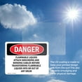 thumbnail image 6 of (2 Pack) Flammable Liquids Attach Grounding And Bonding OSHA Danger Sign, 6 of 7