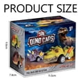 thumbnail image 5 of Juguetes de dinosaurios para niños, 6 coches de dinosaurios que se mueven hacia atrás, juguetes para niños, coches de dinosaurios para niños y niñas de 2 a 7 años, regalos de cumpleaños y, 5 of 5