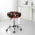 thumbnail image 7 of Bingfone13 Inch Padded Round Bar Stool Cover Cushion With Elastic Fabric Round Chair Seat - Forest Mushrooms, 7 of 7