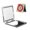 Square, variant on Leaf Vintage Portable Double-Sided Face Mirror Round Shape, Magnifying Compact Pocket Mirror with PU Leather Cover