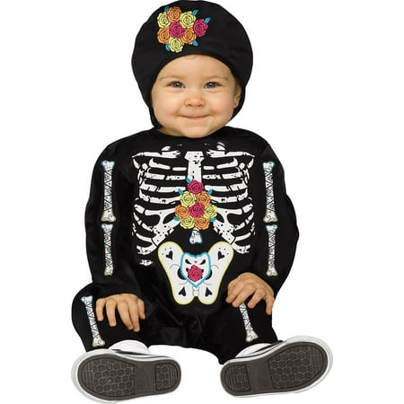 Infant Baby Bones Day of the Dead Dia De Muertos Skeleton Halloween