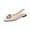 A Beige, variant on Womens Sandals Womens Sandals Comfortable Women's Fashionable Casual Versatile Spring And Summer Shoes Pointed Toe Closed Toe Flat Soft Sole Sandals Black 36