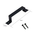 thumbnail image 4 of Sliding Barn Door Handle Pull Flush Recessed Wood Furniture Hardware For Cabinet Cupboard Interior Doors ,Easy to Carry, 4 of 7