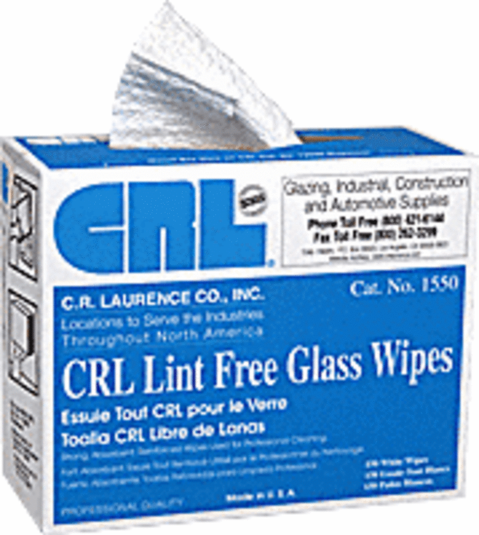 CRL 150 LintFree Glass Wipes