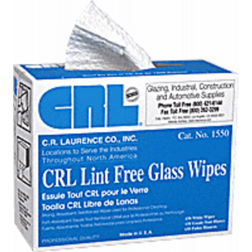 CRL 150 LintFree Glass Wipes