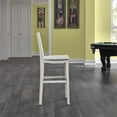 thumbnail image 3 of Homestyles Seaside Lodge Wood Bar Stool in Off White, 3 of 8