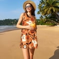 thumbnail image 3 of Xecao Robes d'Été Halloween 2 pour Femmes Robes Décontractées de Plage Sans Manches Robe Évasée avec Poches, 3 of 7