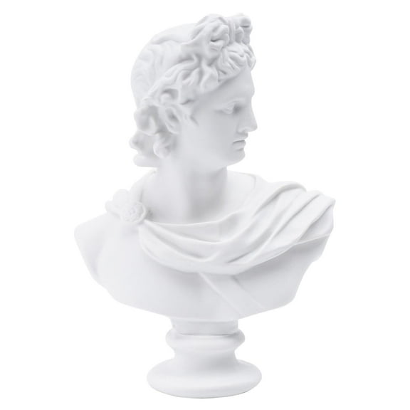 yotijay Artist Gather 5.9 Inch Classic Greek Head Bust Resin Statue Sculpture Figurine